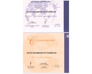 مصطفی کاشی مربی فوتبال - همدان - باشگاه هگمتانه